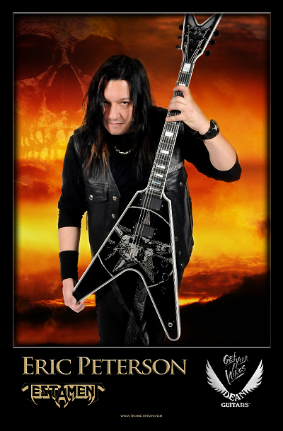 Eric Peterson and his Dean Signature Guitar